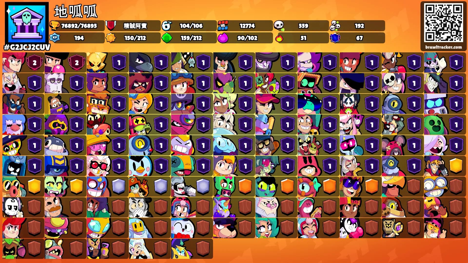 地呱呱's Ranks