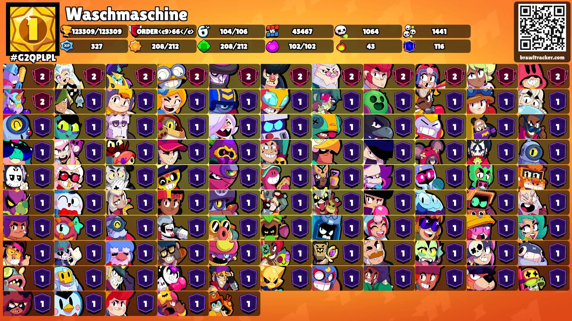 Waschmaschine's Ranks