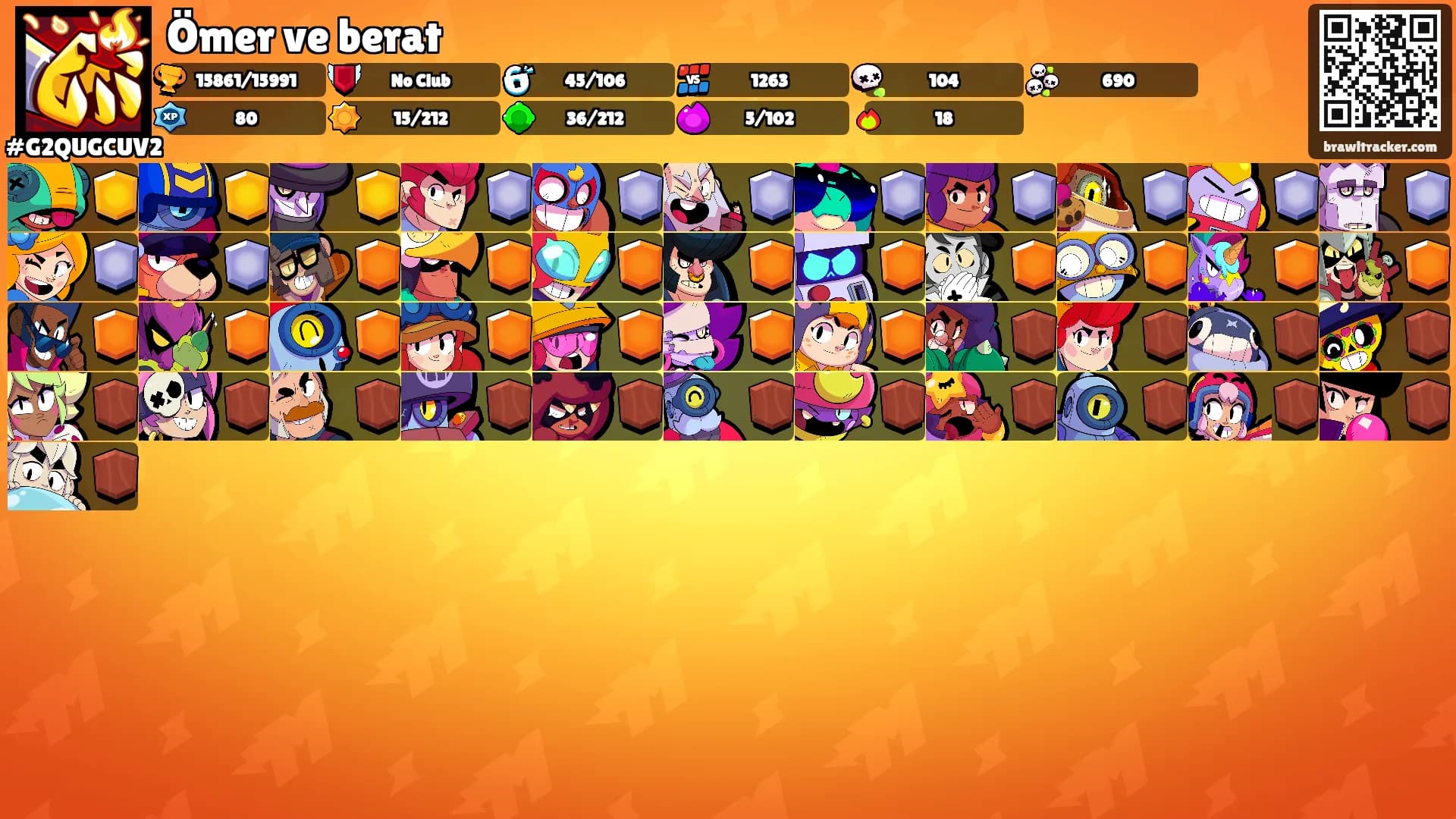 Ömer ve berat's Ranks