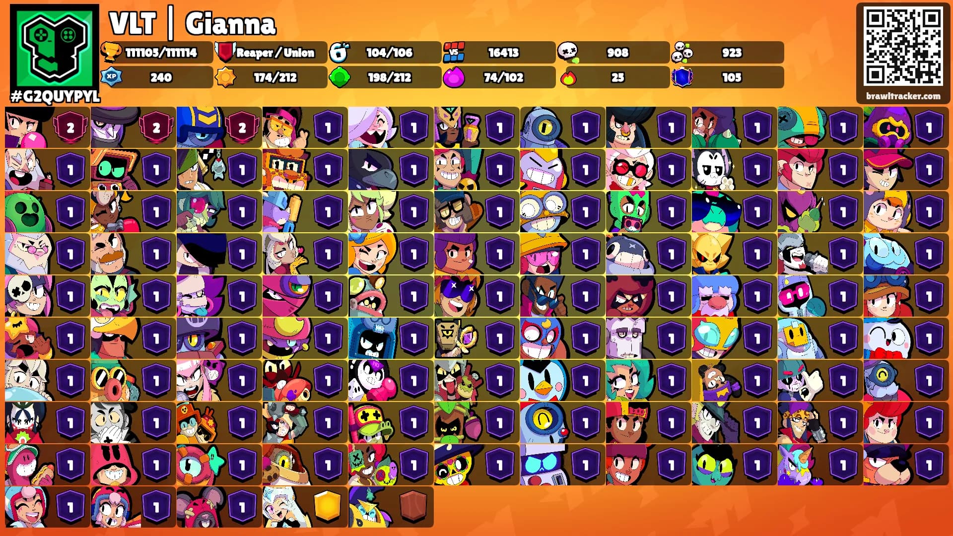 VLT | Gianna's Ranks
