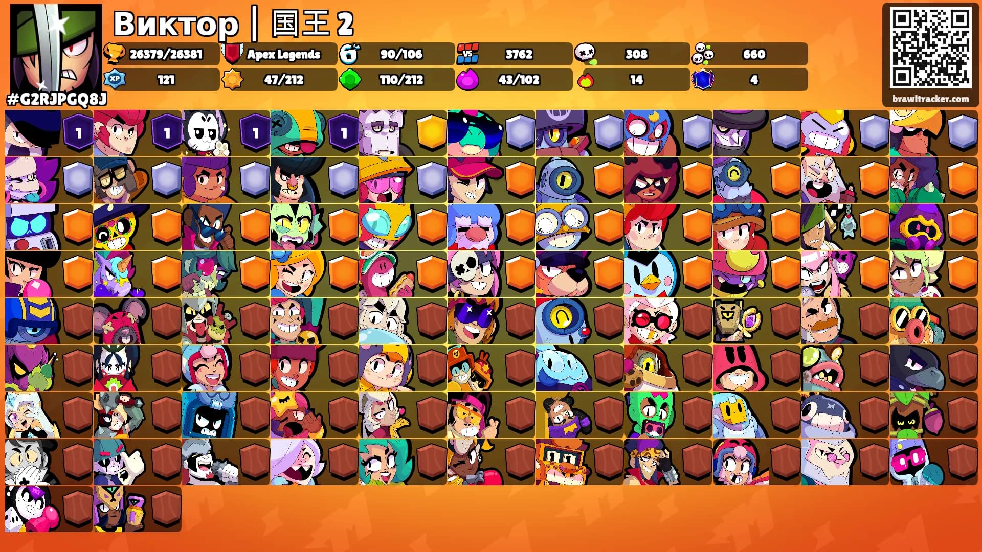 Виктор | 国王 2's Ranks