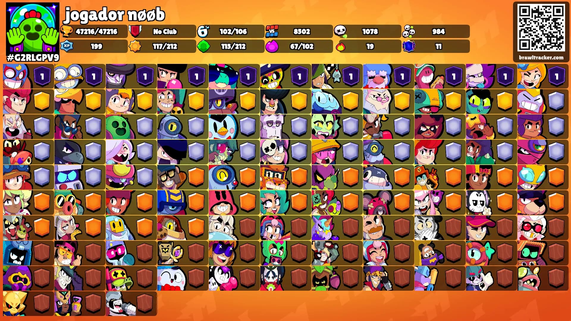 jogador nøøb's Ranks