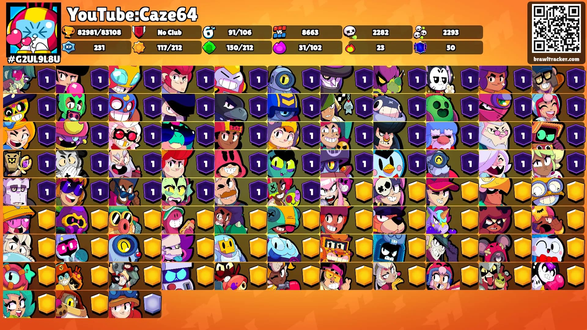 YouTube:Caze64's Ranks