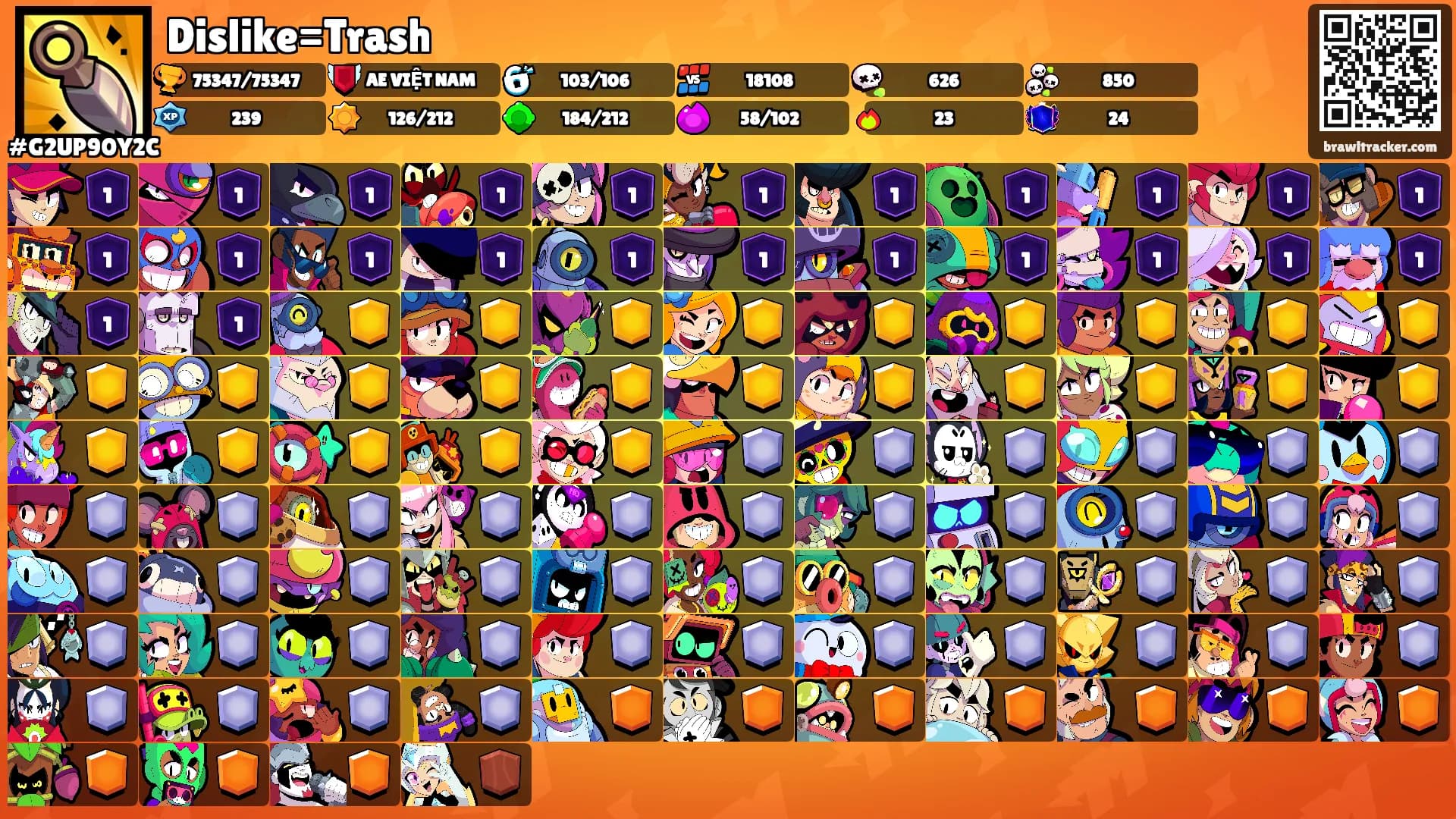 Dislike=Trash's Ranks