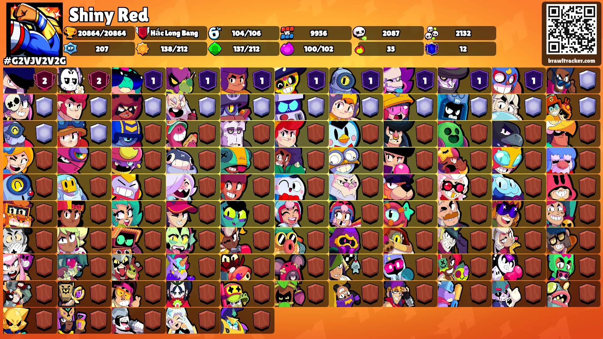 Shiny Red's Ranks