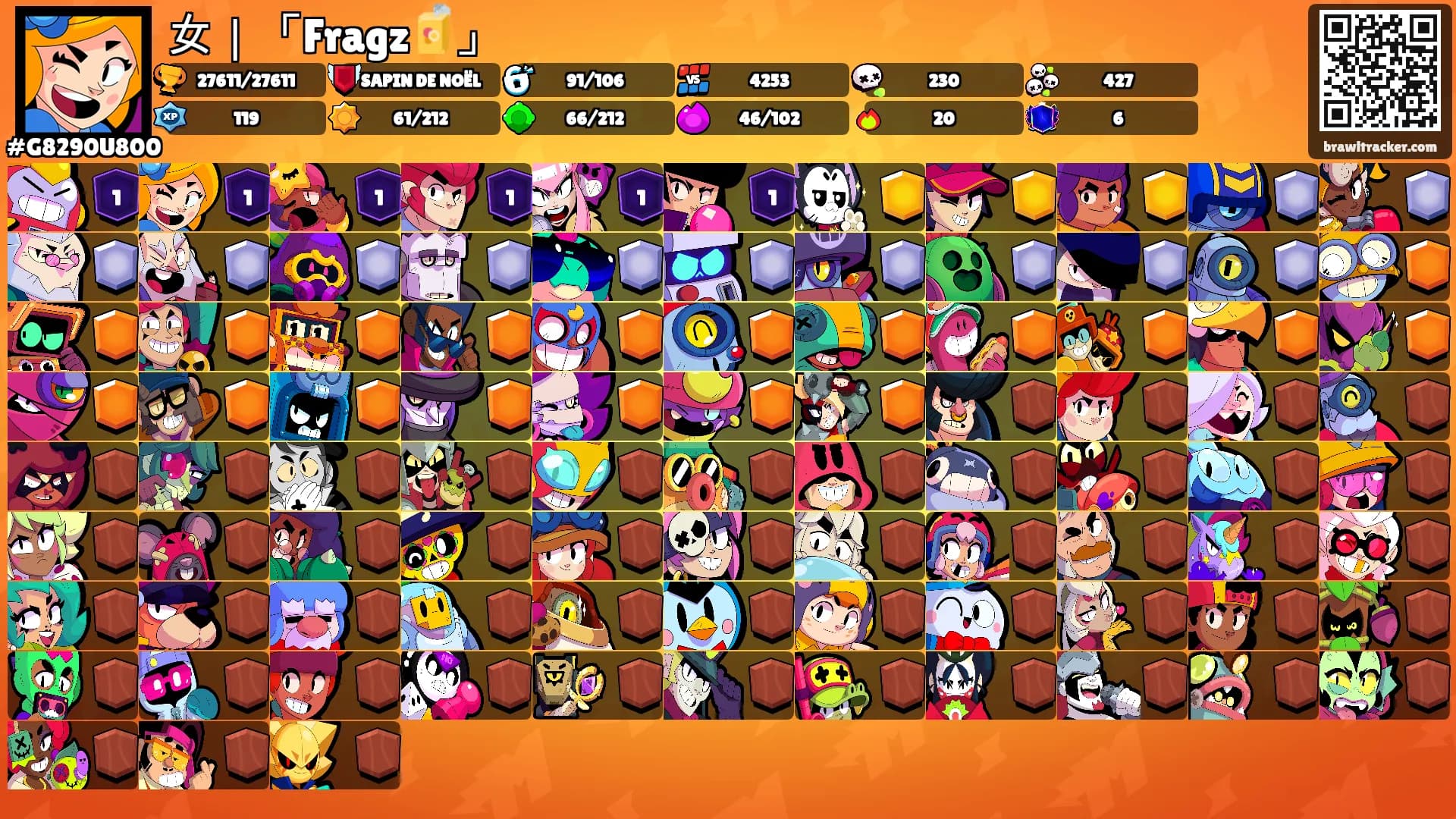 女｜「Fragz🧃」's Ranks