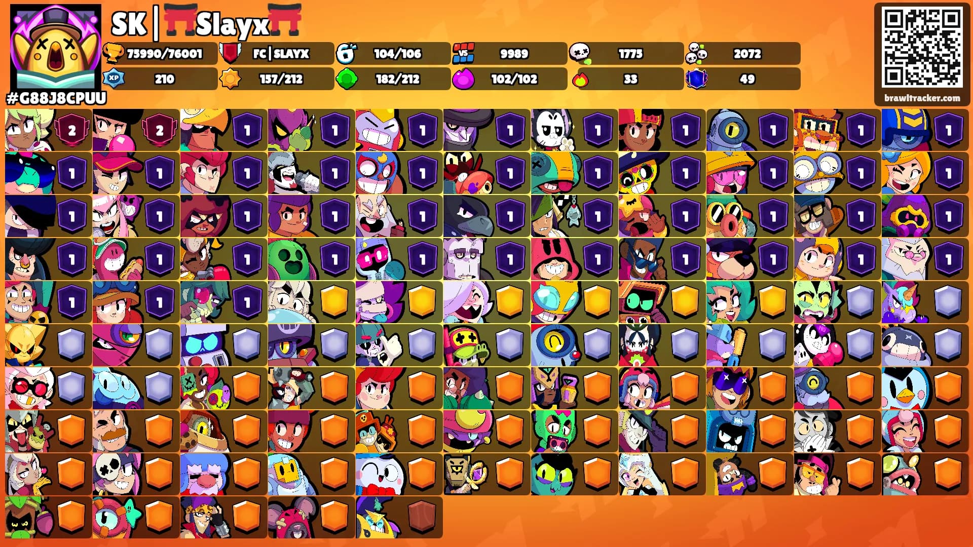 SK|⛩️Slayx⛩️'s Ranks