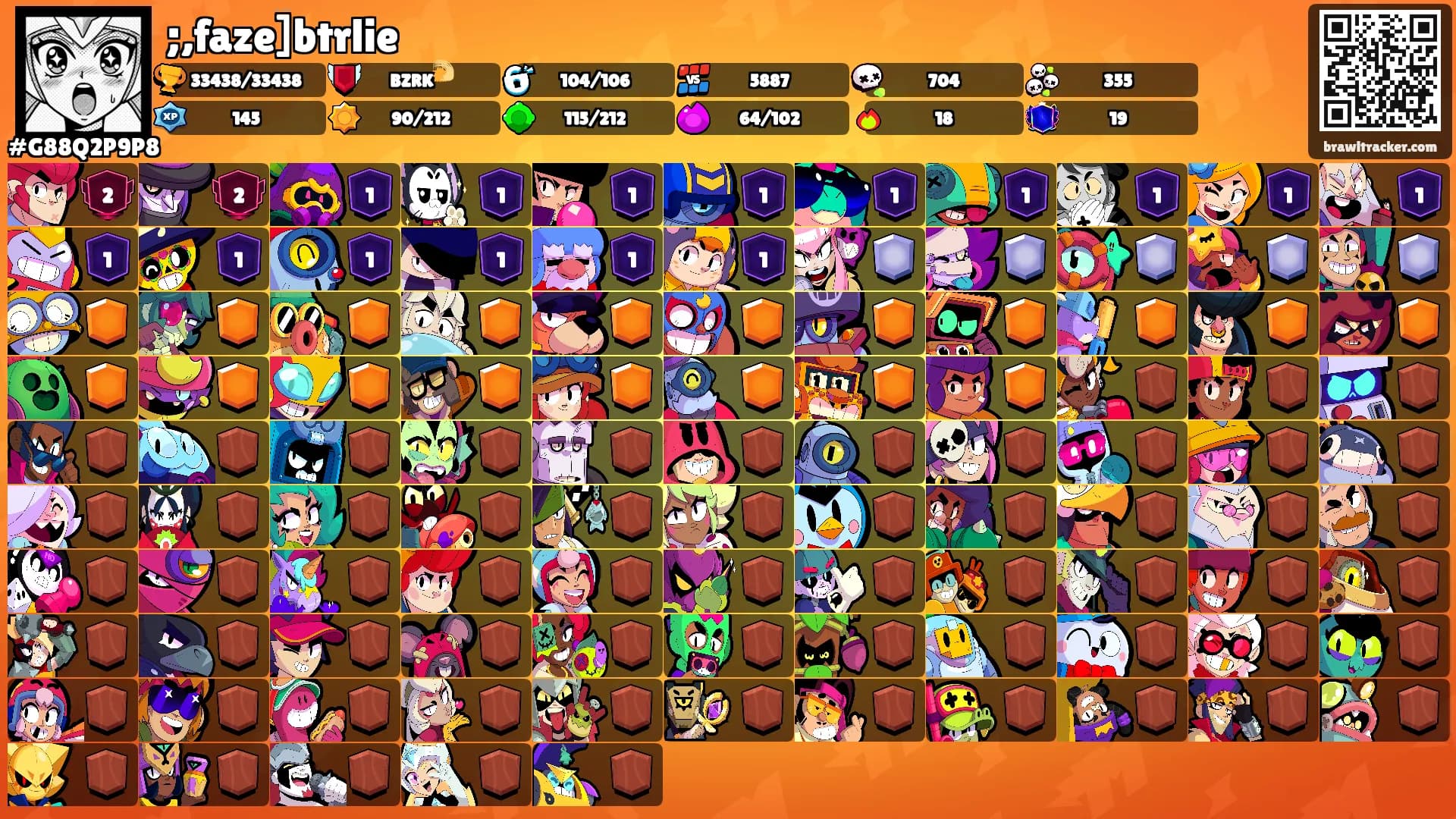 ;,faze]btrlie's Ranks