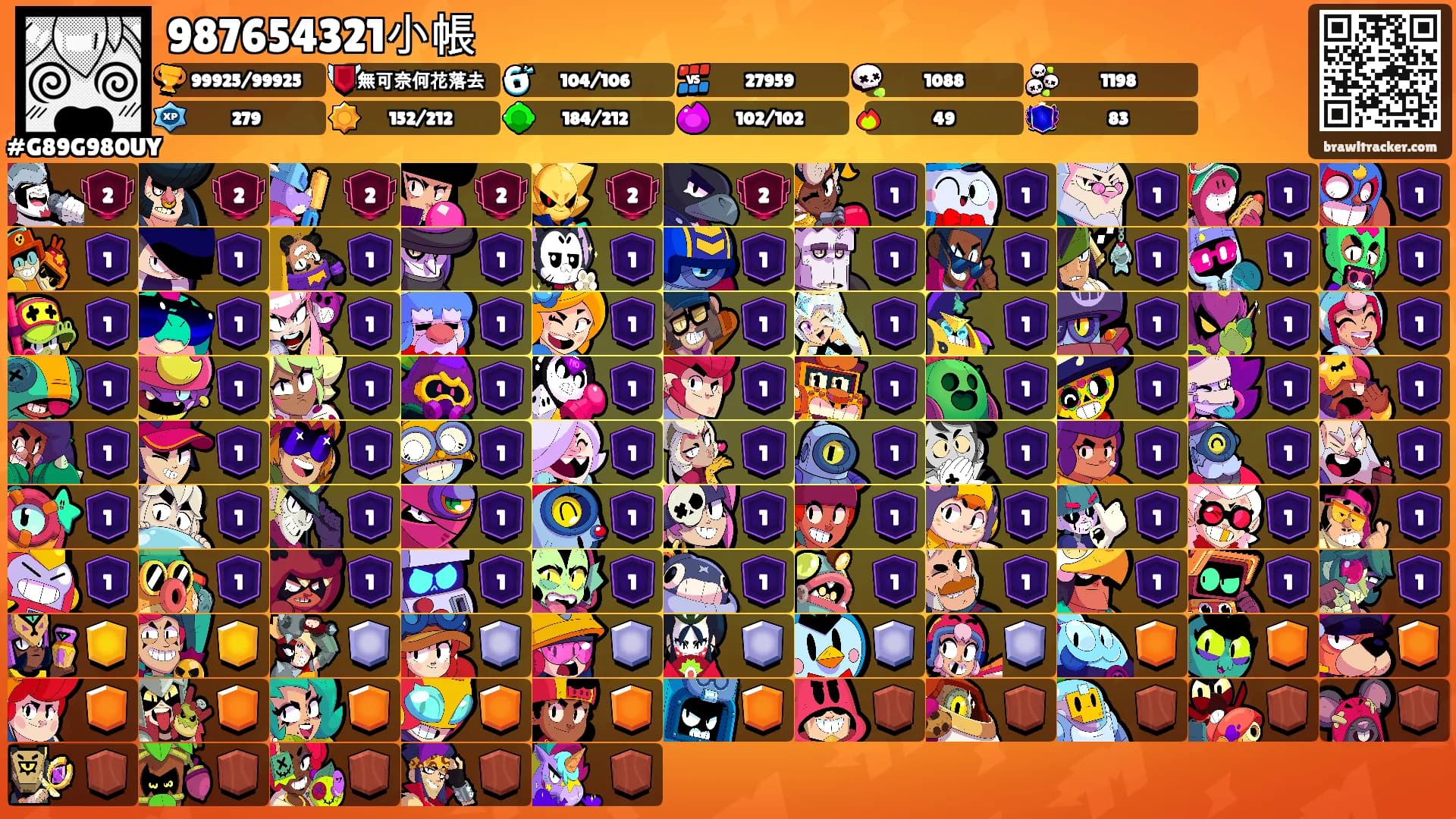 987654321小帳's Ranks