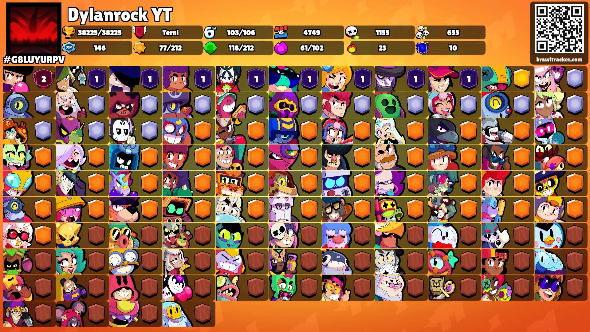 Dylanrock YT's Ranks