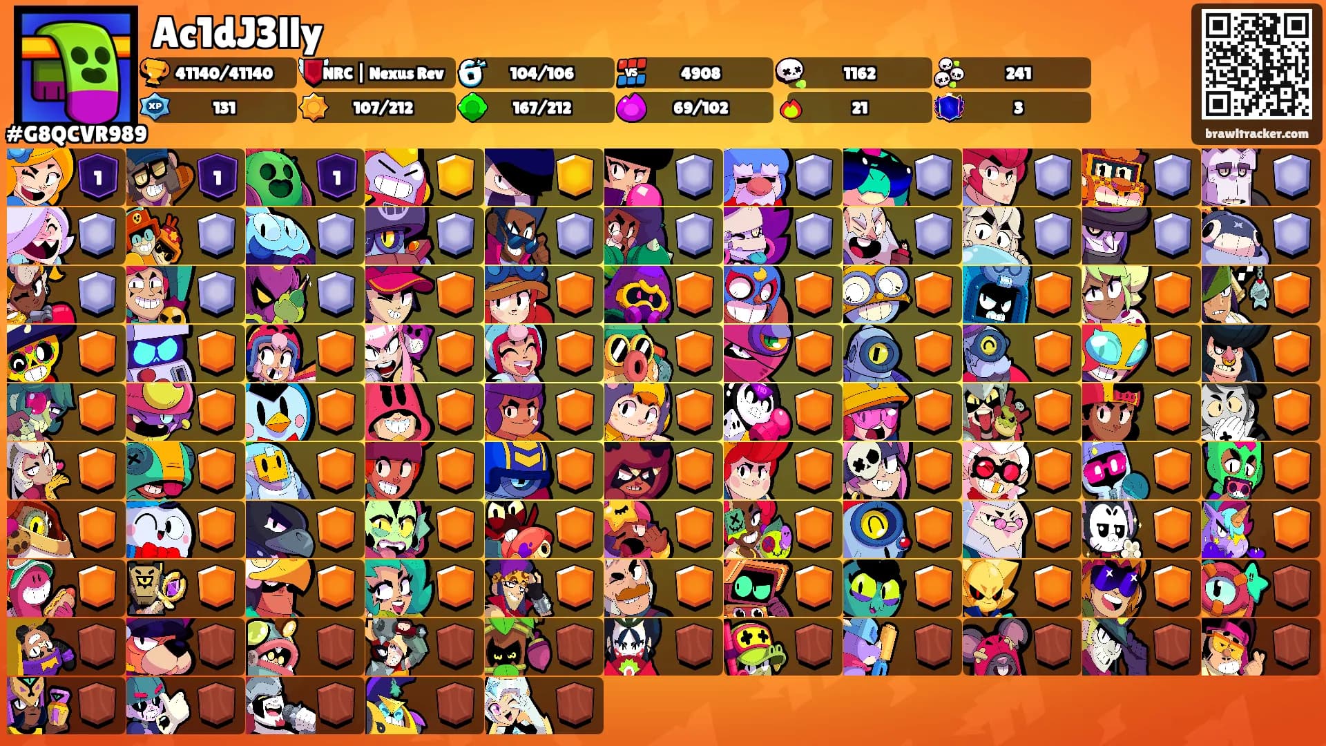 Ac1dJ3lly's Ranks