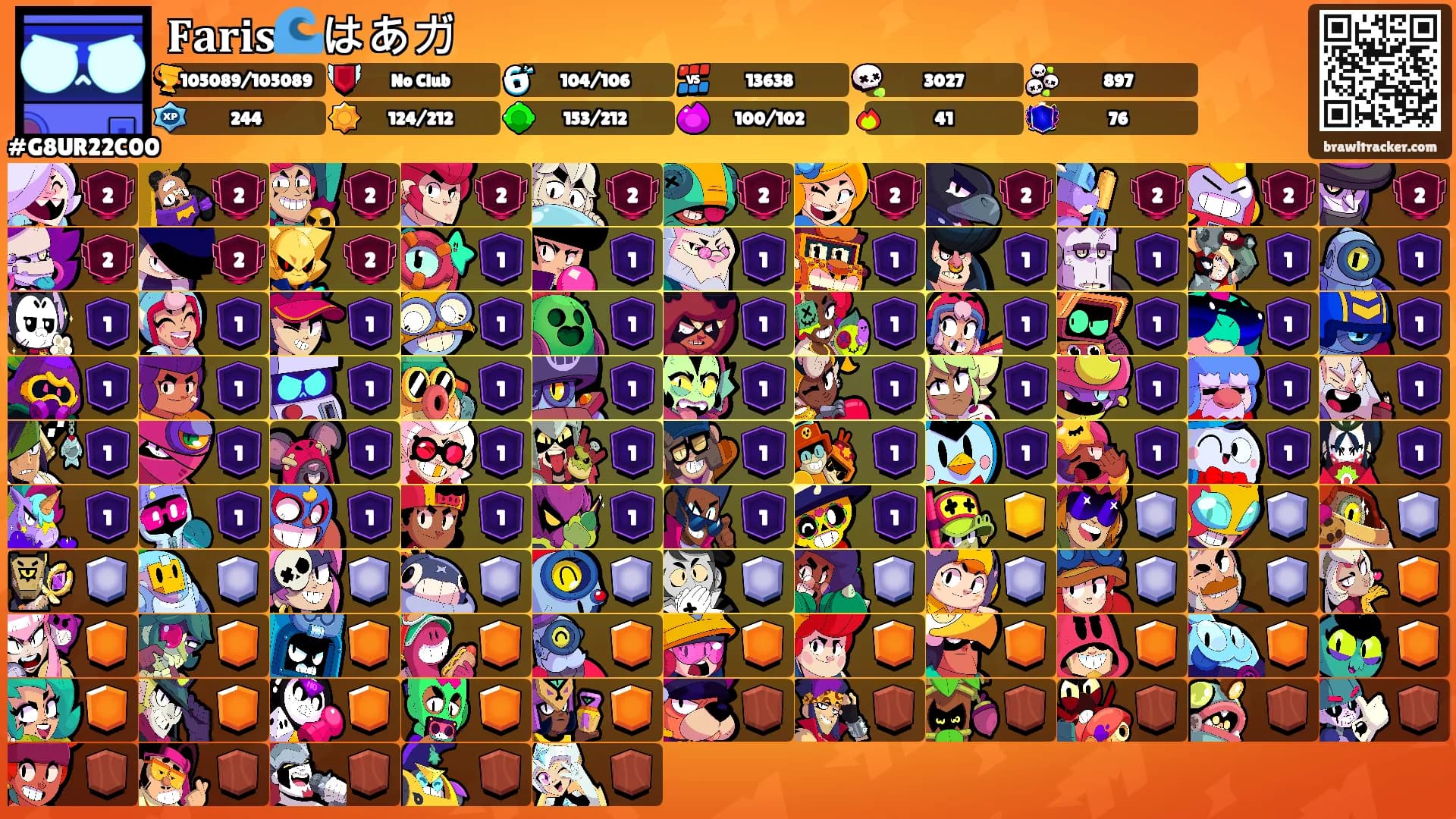 𝐅𝐚𝐫𝐢𝐬🌊はあガ's Ranks