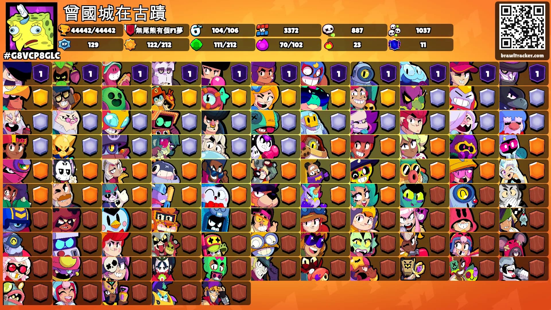 曾國城在古蹟's Ranks