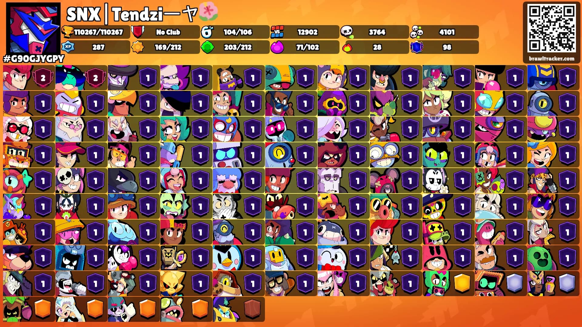 SNX|Tendziーヤ🌺's Ranks