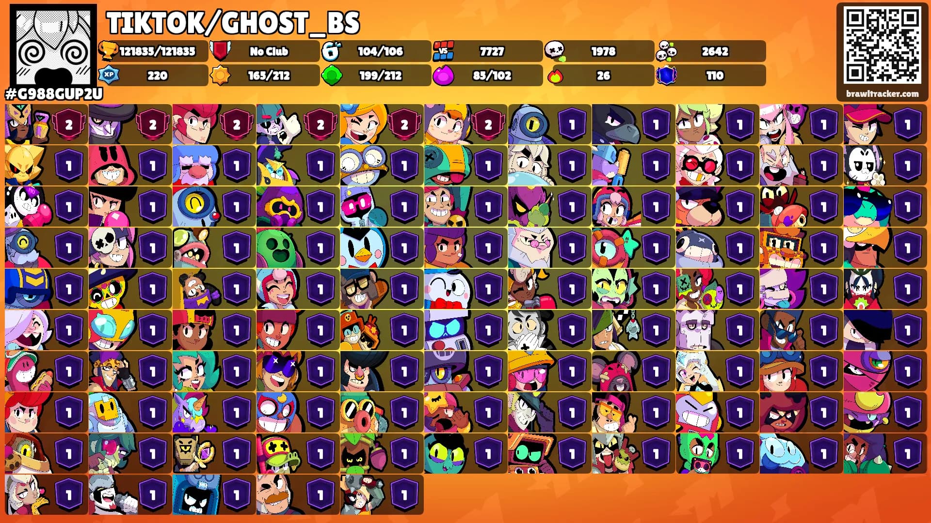 TIKTOK/GHOST_BS's Ranks