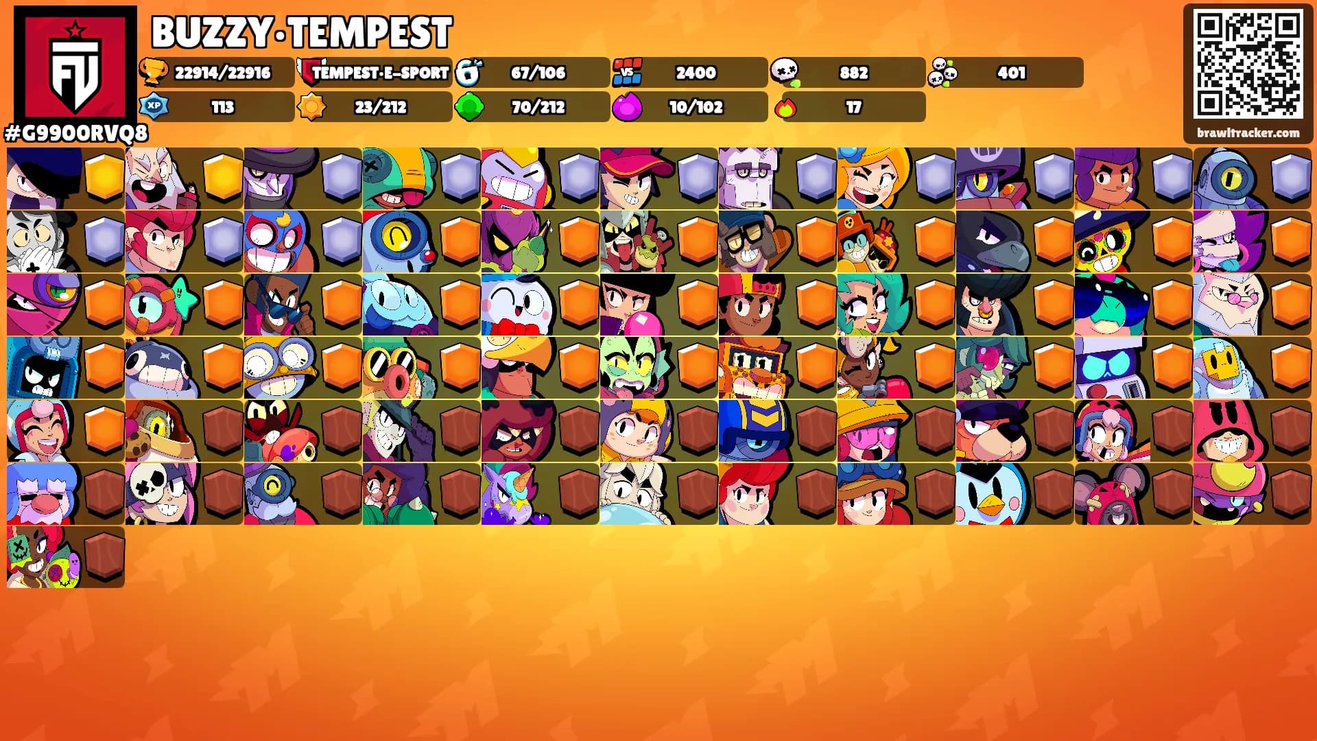 BUZZY•TEMPEST's Ranks