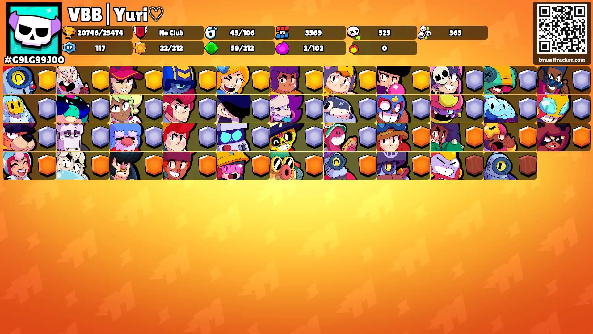 VBB|Yuri♡'s Ranks