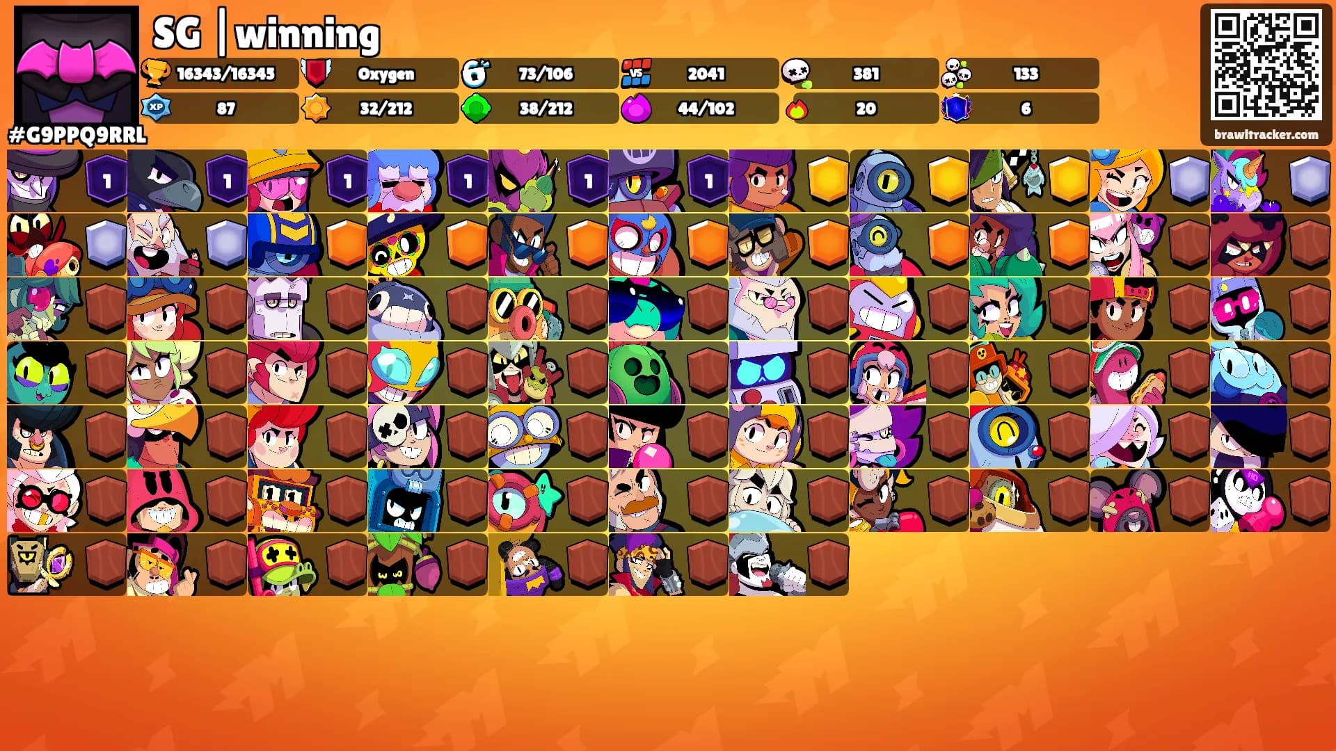 SG |winning's Ranks
