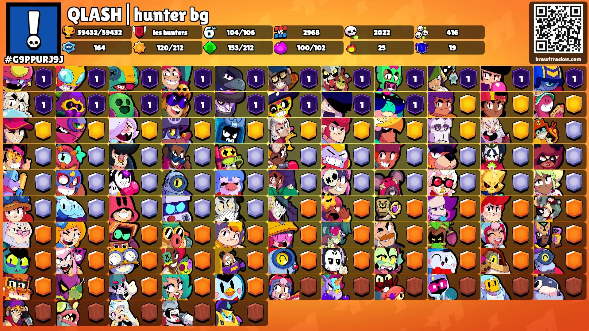 QLASH|hunter bg's Ranks