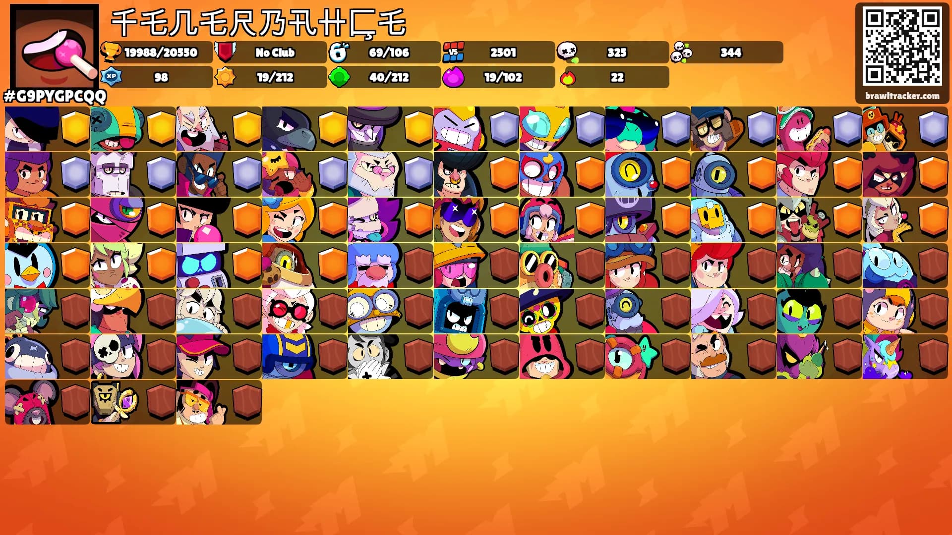 千乇几乇尺乃卂卄匚̧乇's Ranks