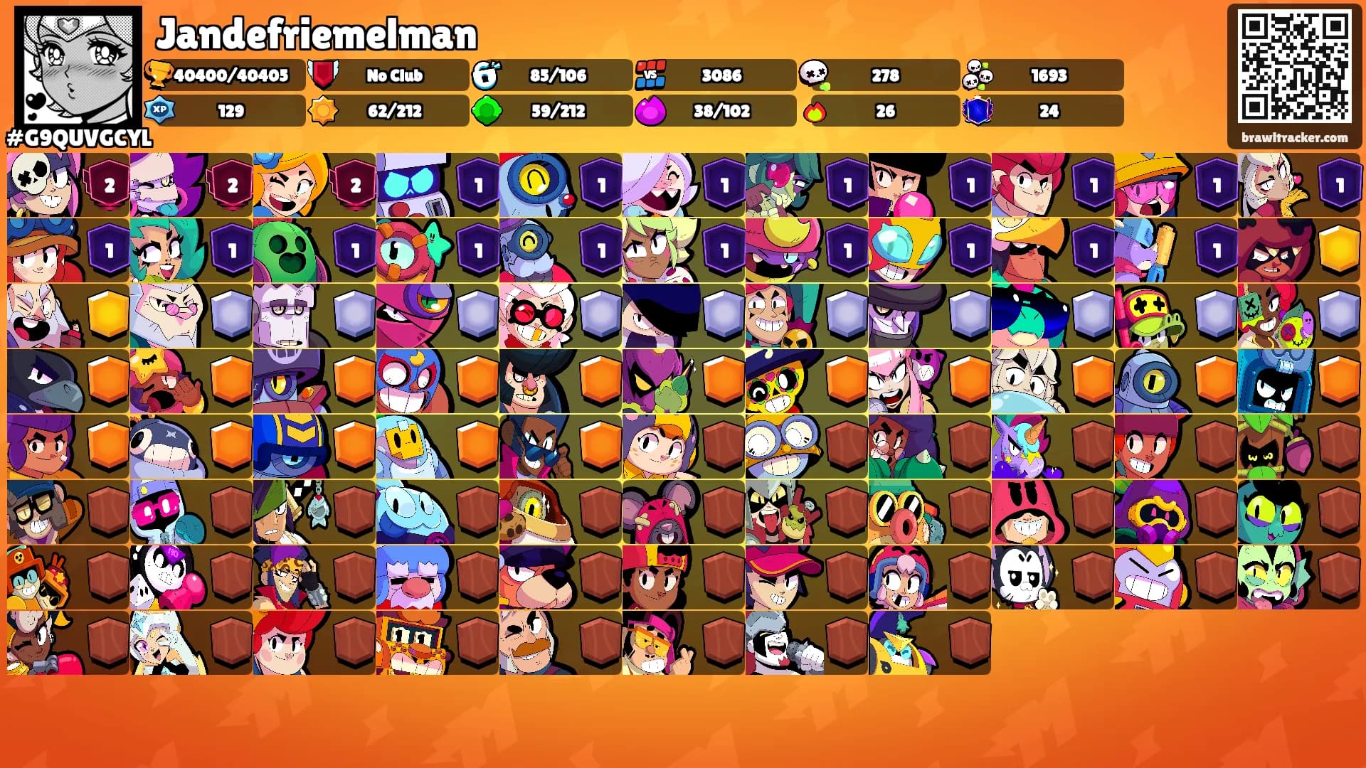 Jandefriemelman's Ranks