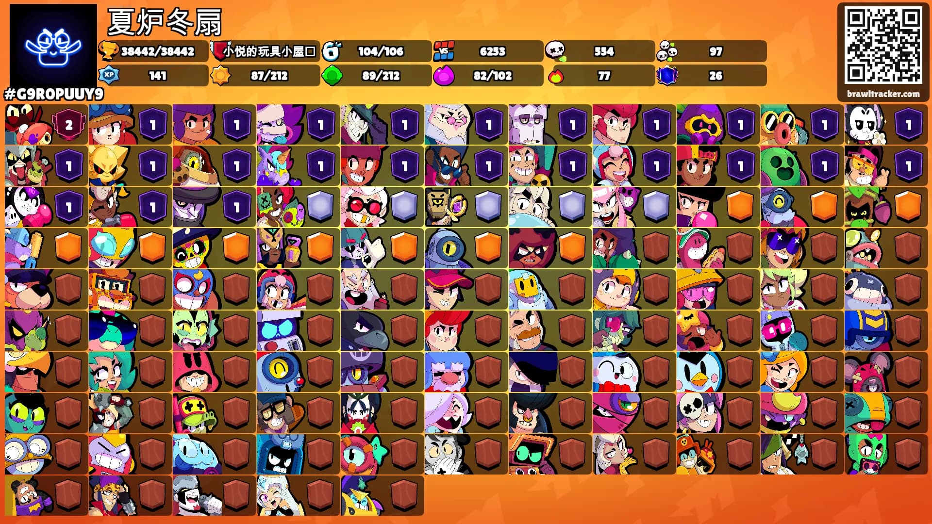 夏炉冬扇's Ranks