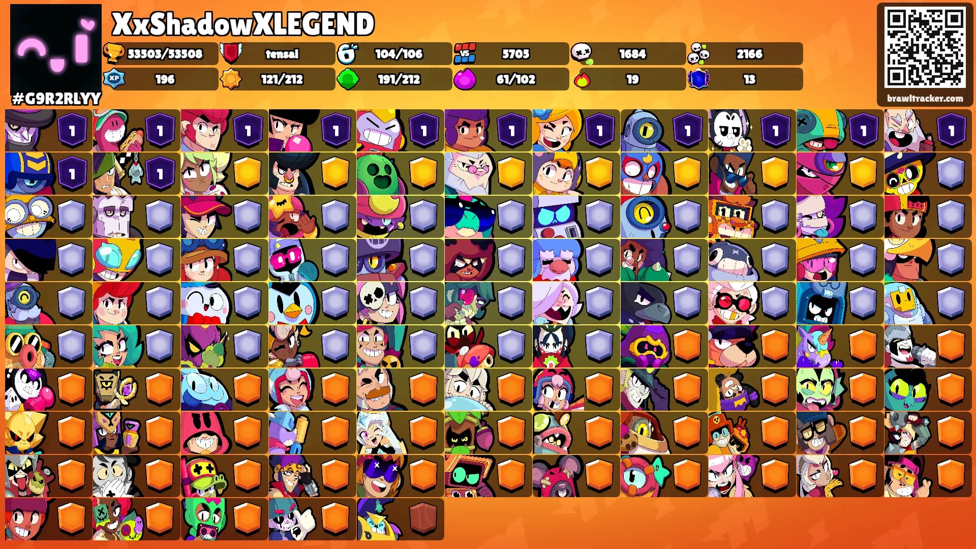 XxShadowXLEGEND's Ranks