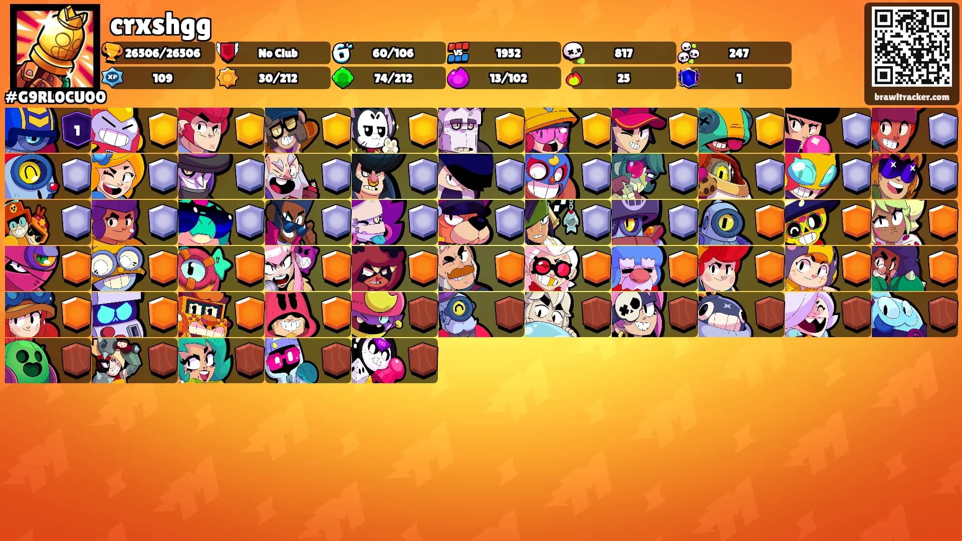 crxshgg's Ranks