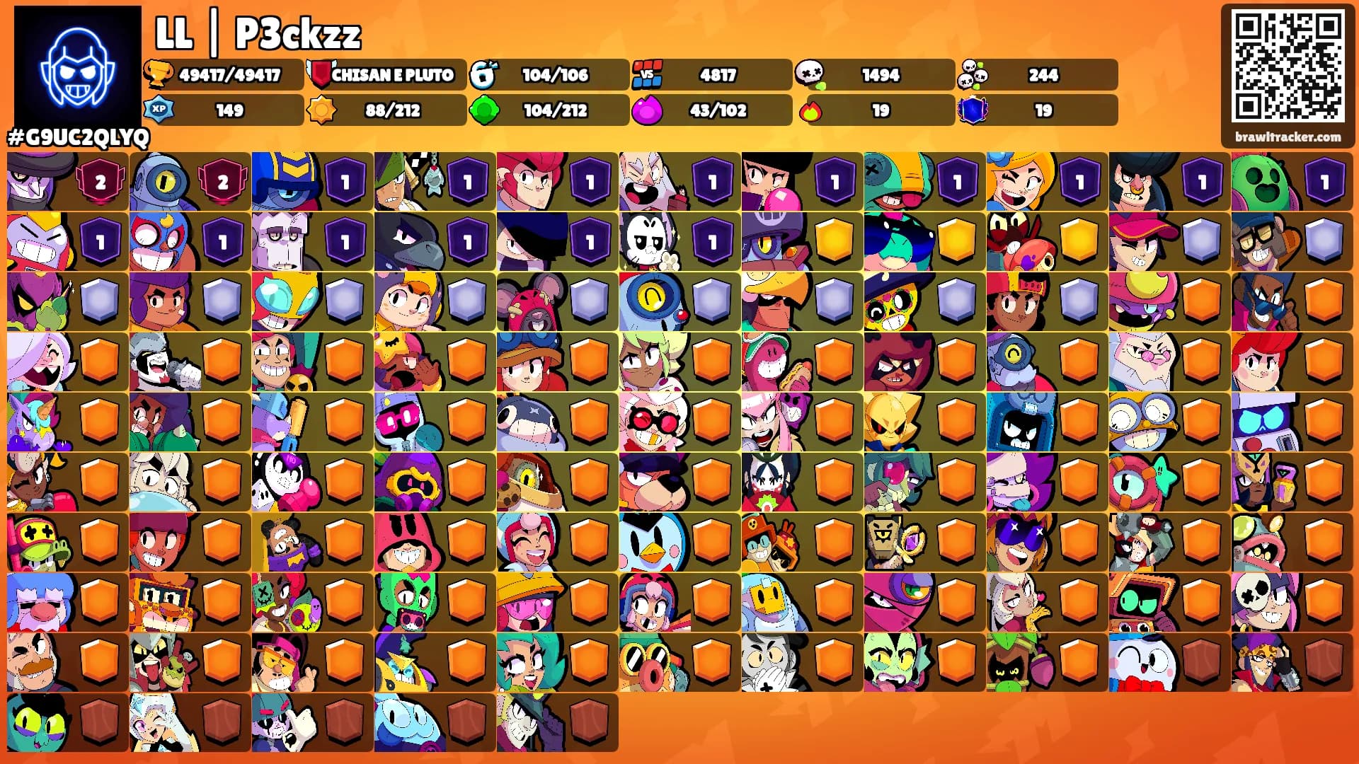 LL | P3ckzz's Ranks