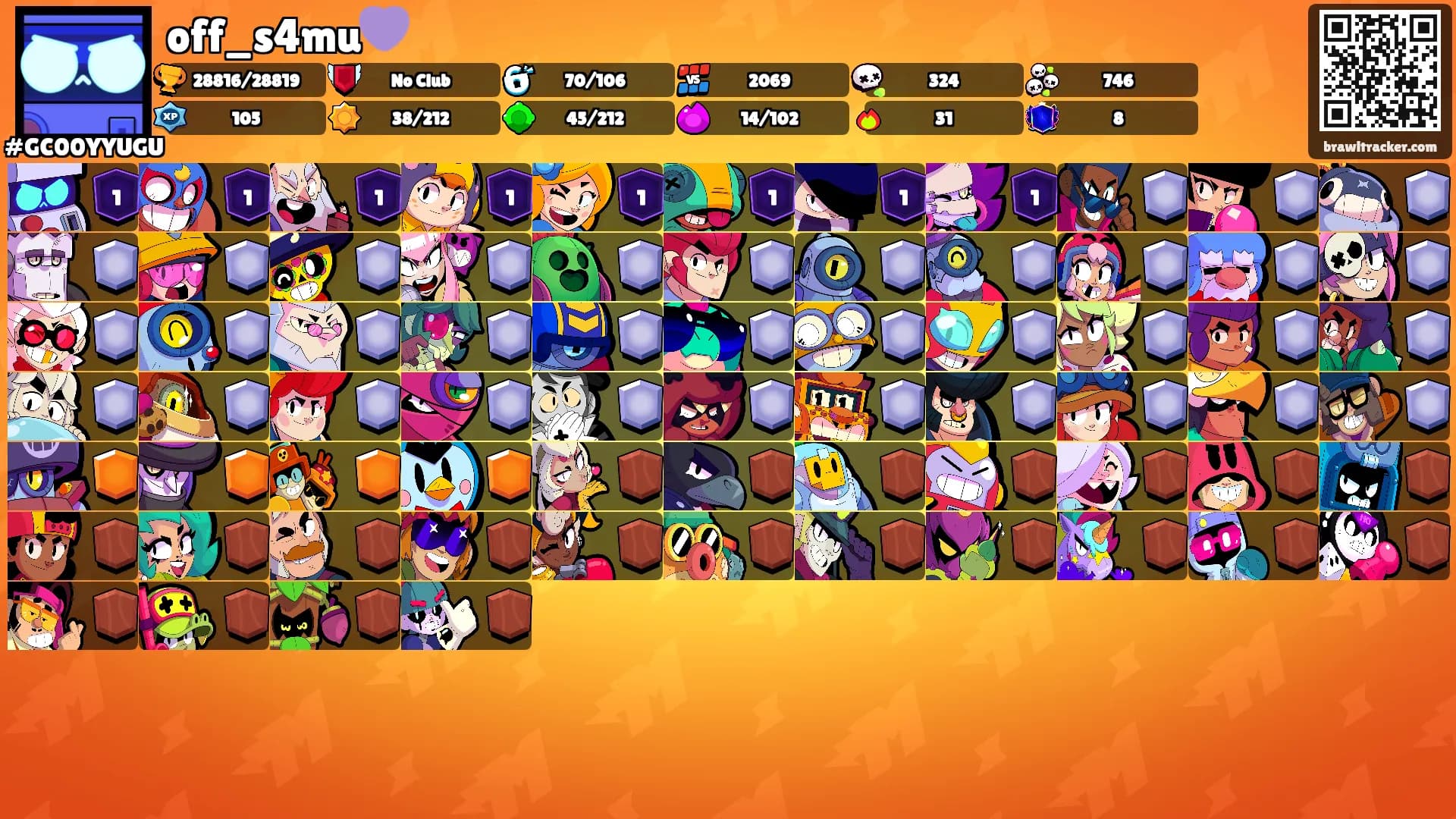 off_s4mu💜's Ranks