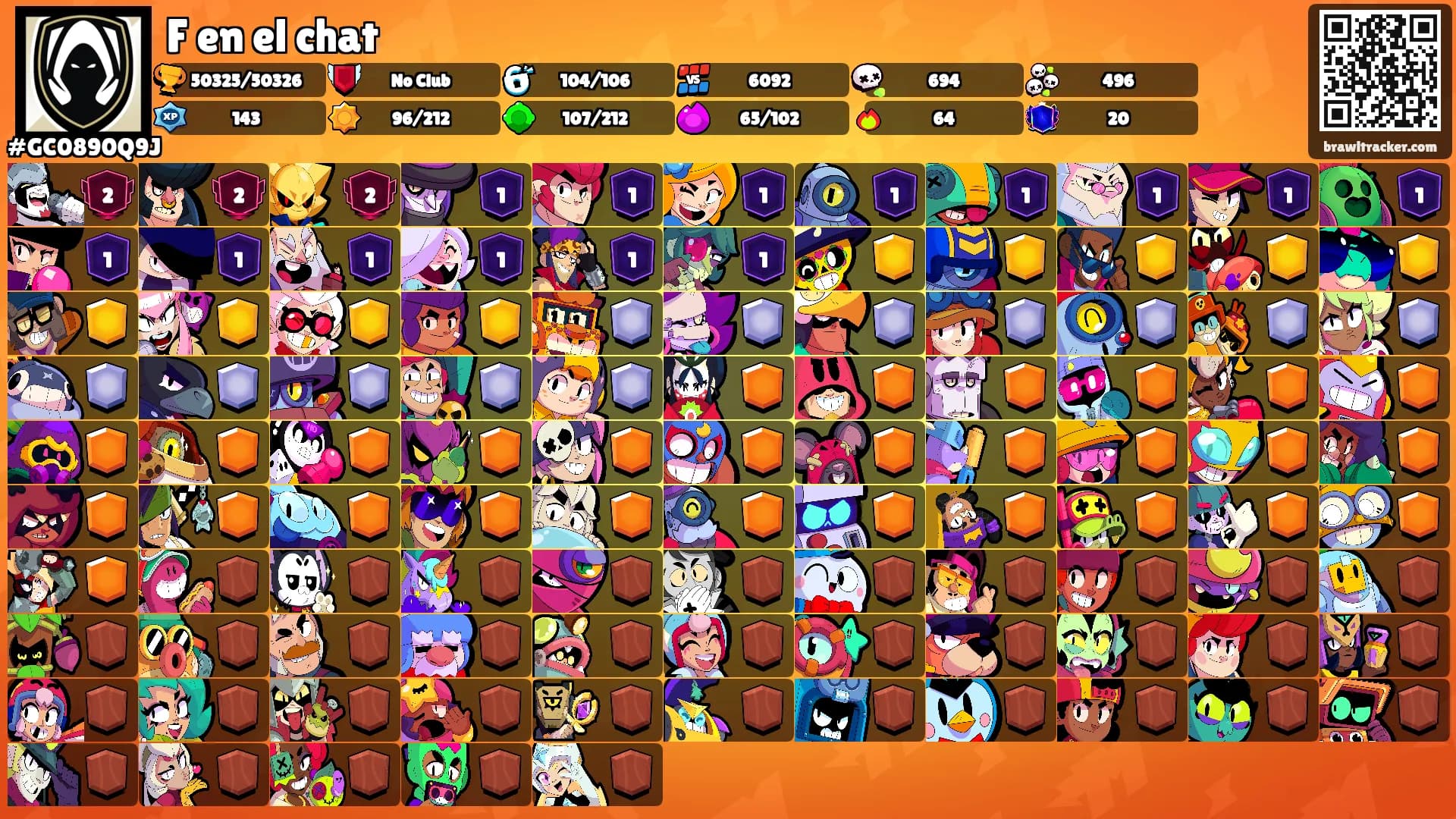 F en el chat's Ranks