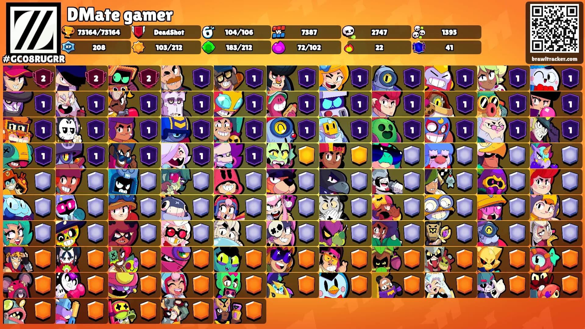 DMate gamer's Ranks