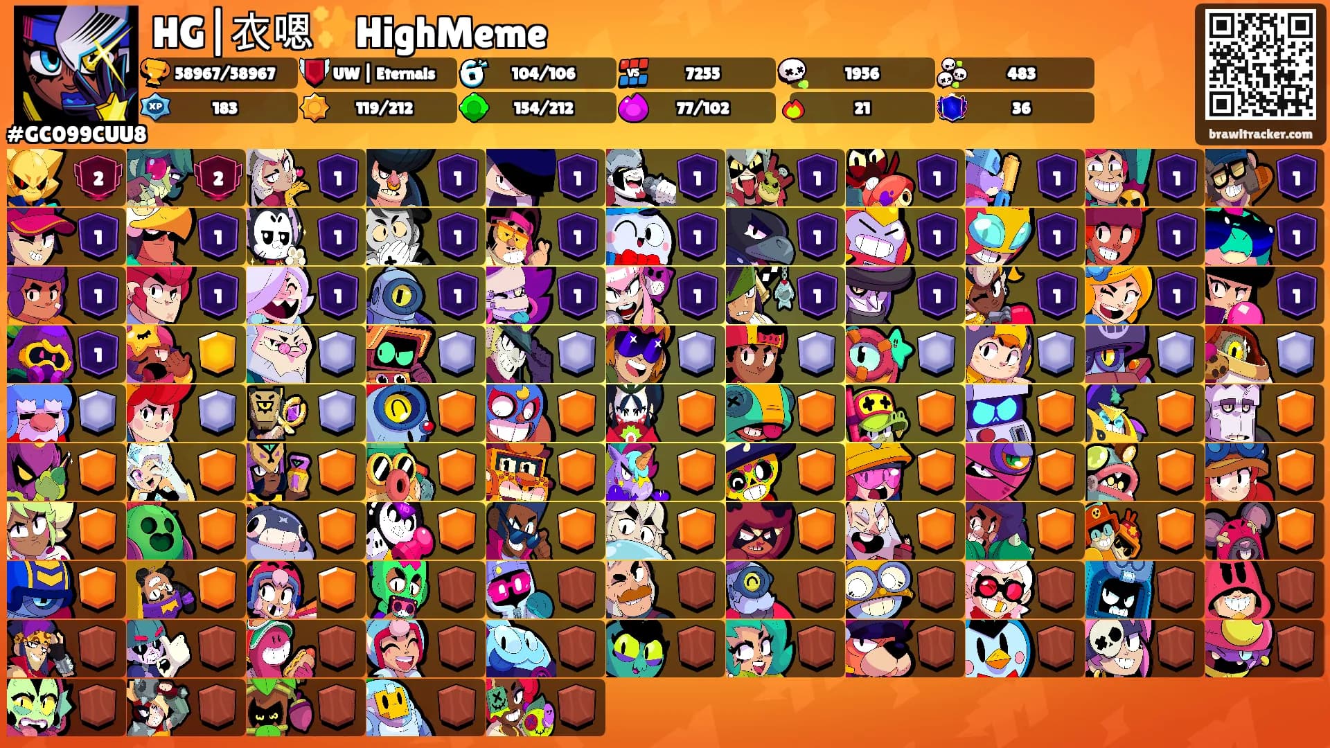 HG|衣嗯✨HighMeme's Ranks