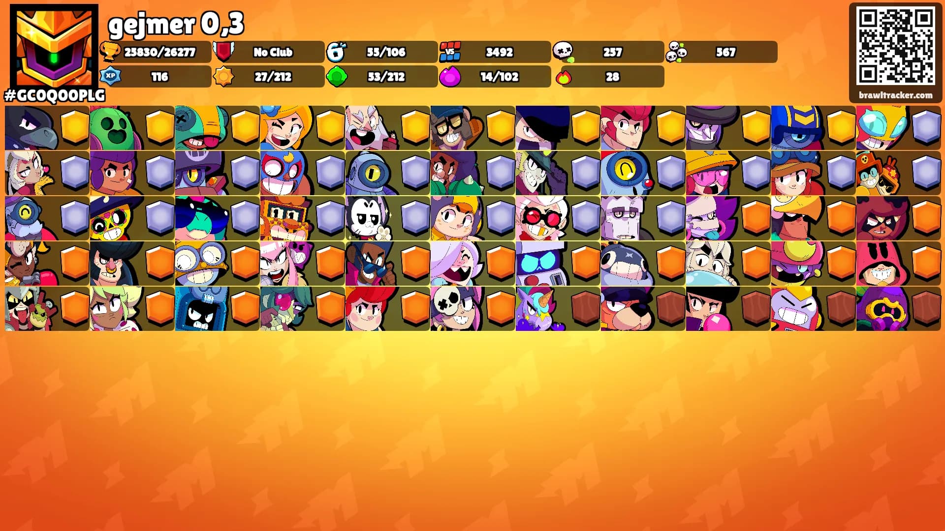 gejmer 0,3's Ranks