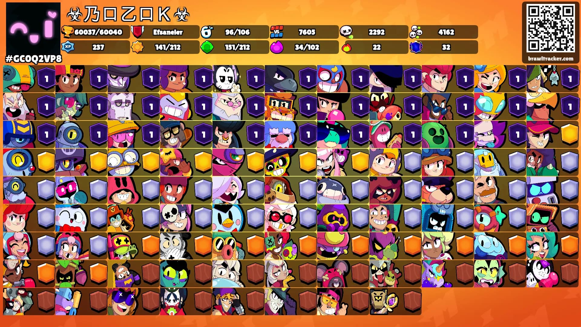 ☣乃口乙口Ｋ☣'s Ranks