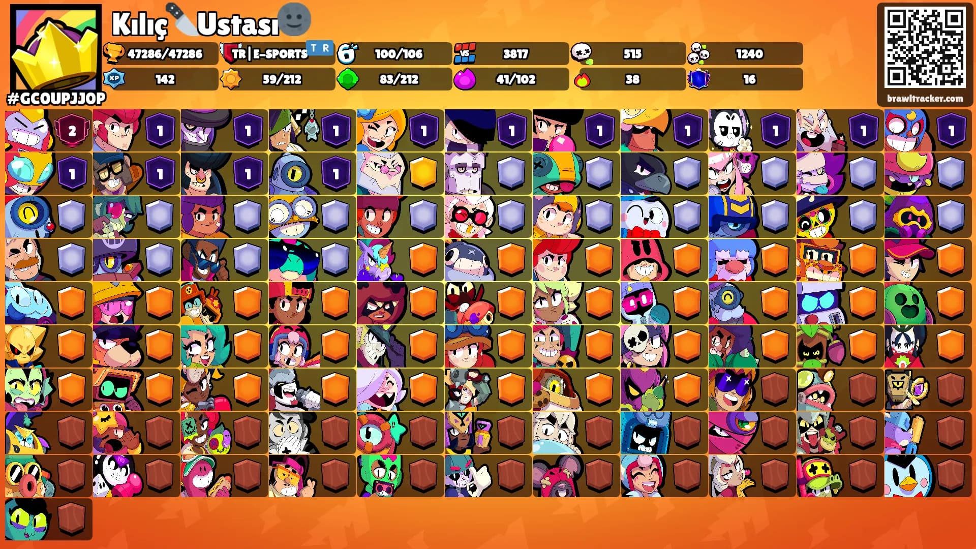 Kılıç🔪Ustası🌚's Ranks
