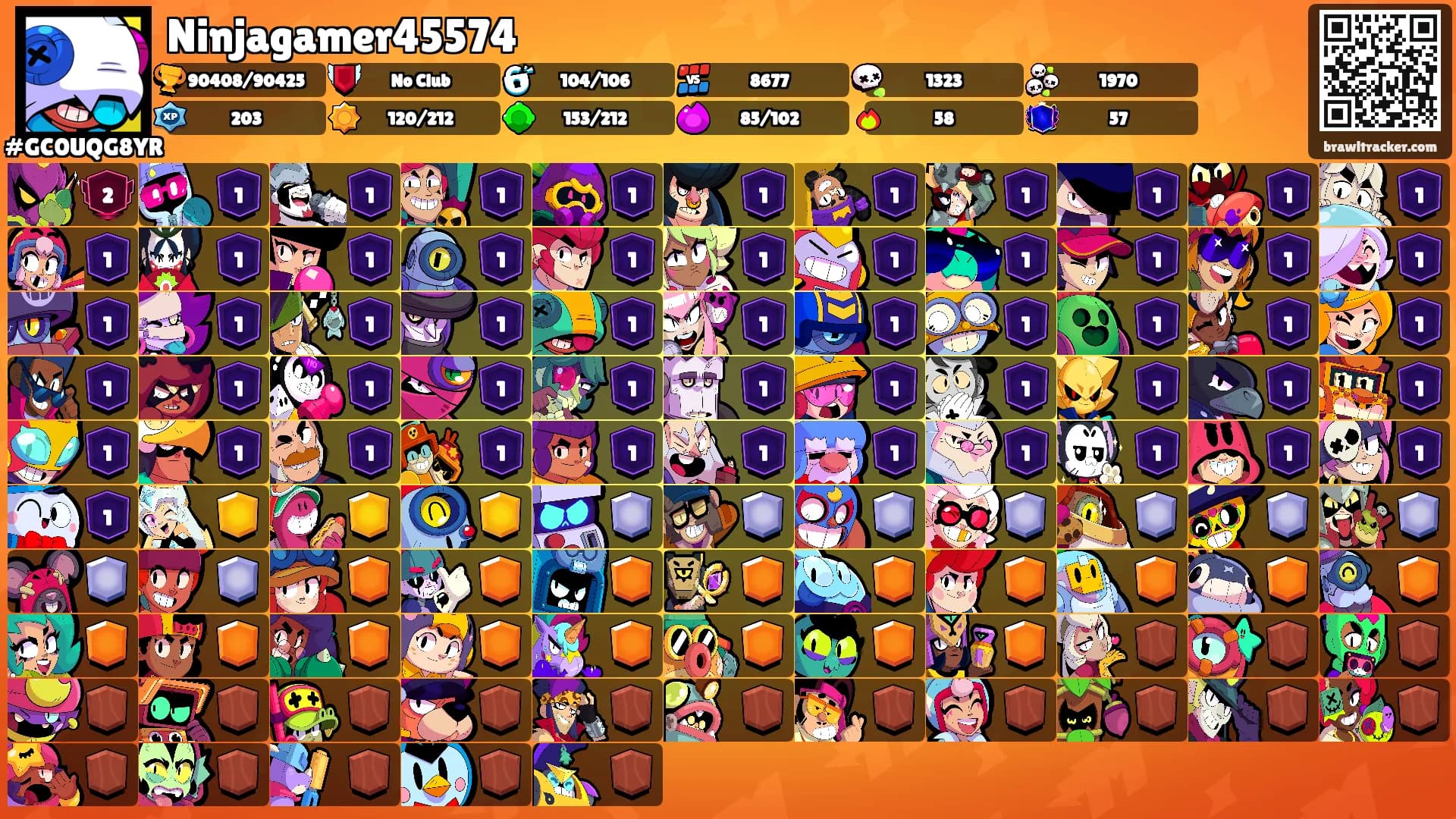 Ninjagamer45574's Ranks