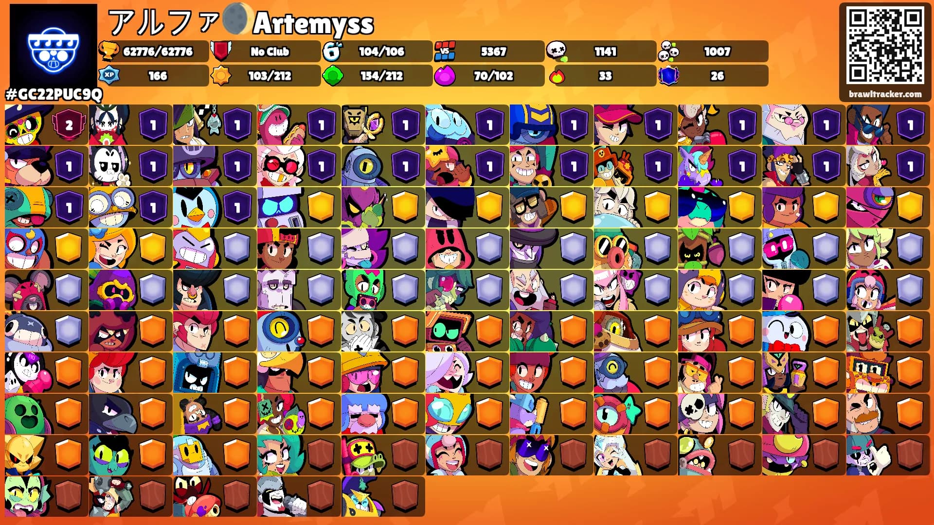 アルファ🌒Artemyss's Ranks