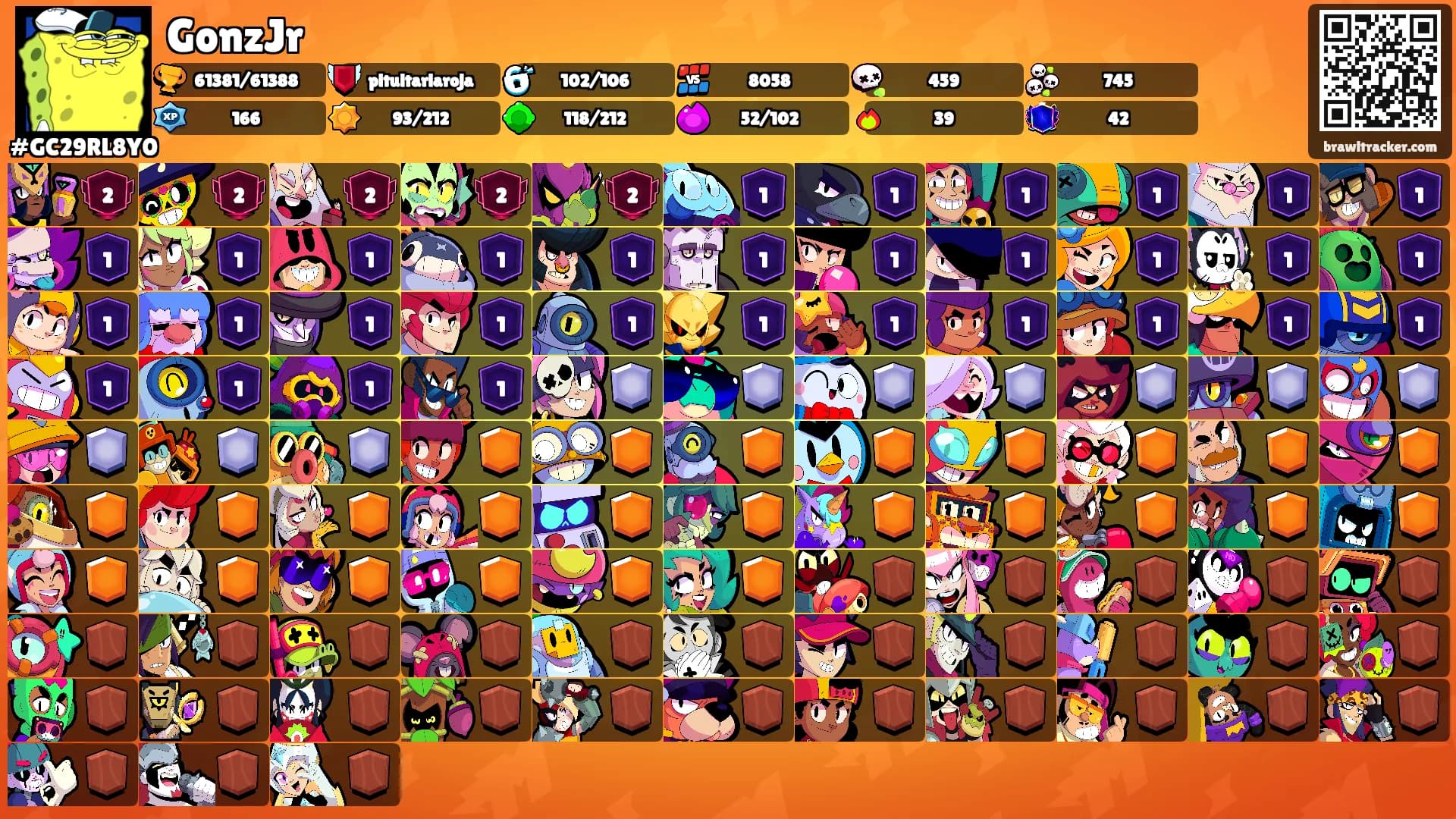 GonzJr's Ranks