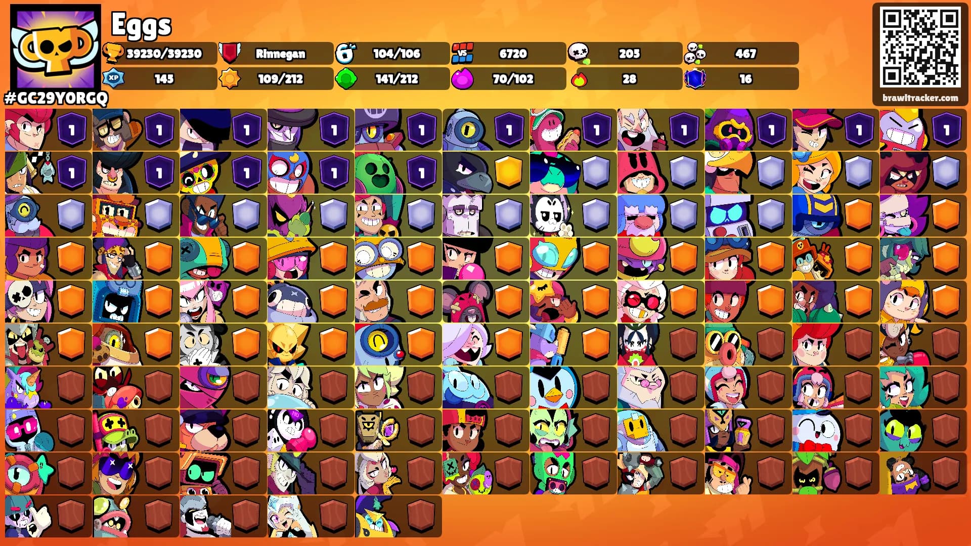 Eggs's Ranks