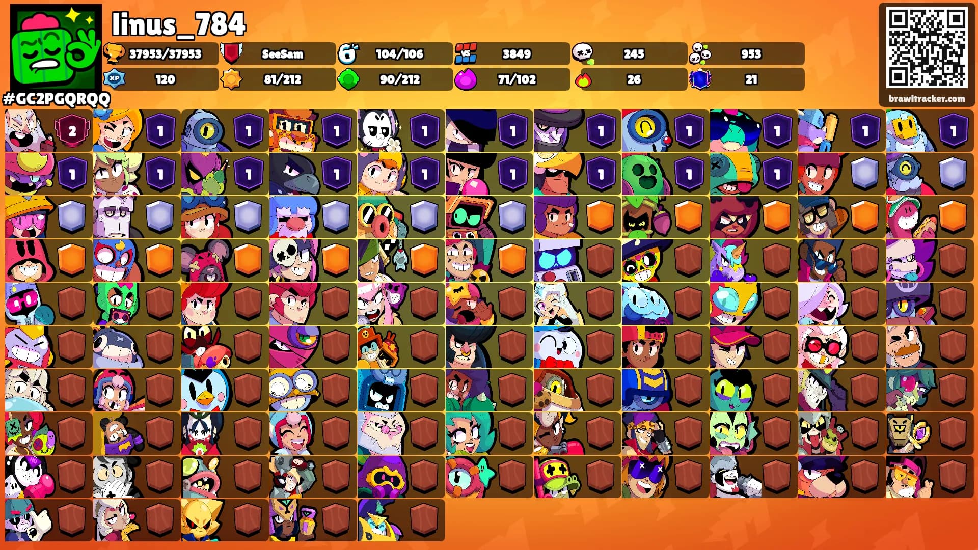 linus_784's Ranks