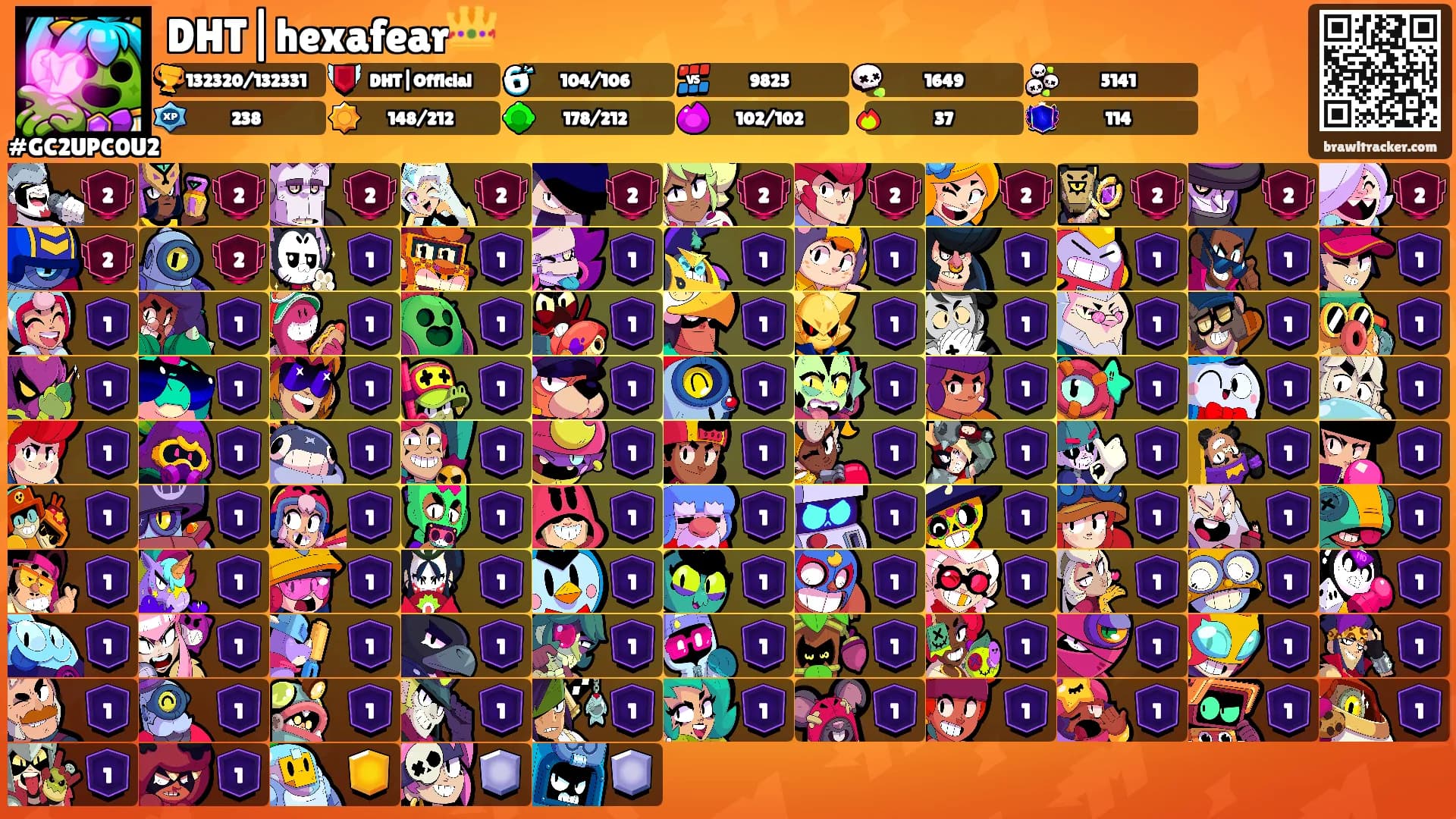 DHT|hexafear👑's Ranks