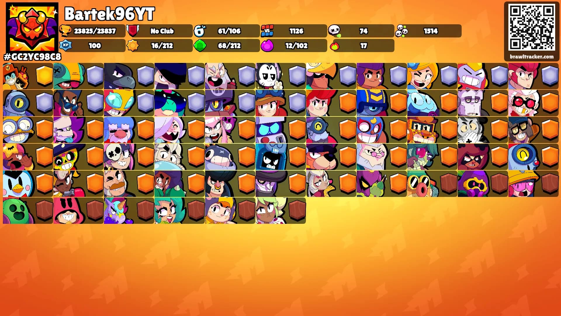 Bartek96YT's Ranks