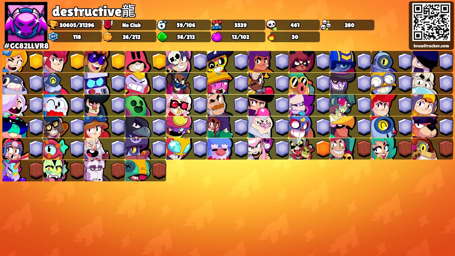 destructive龍's Ranks