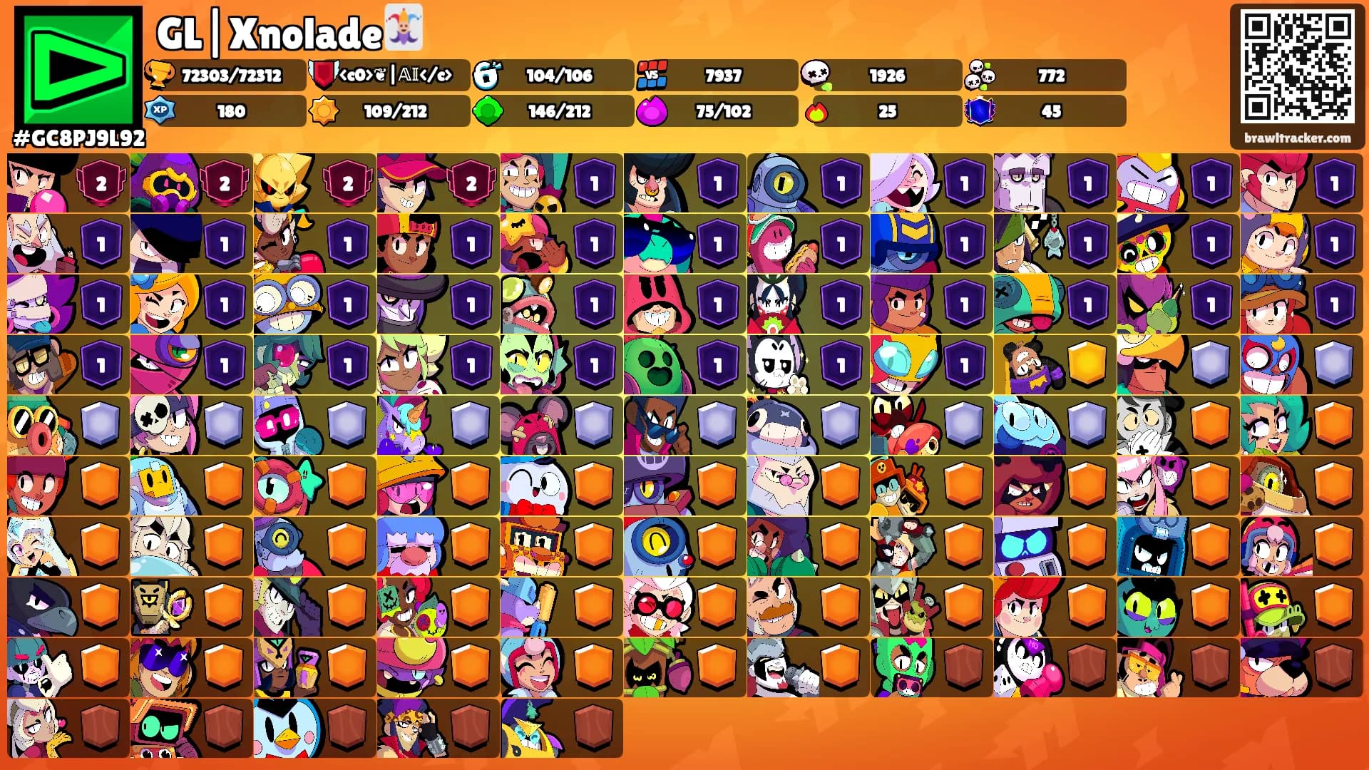 GL|Xnolade🃏's Ranks
