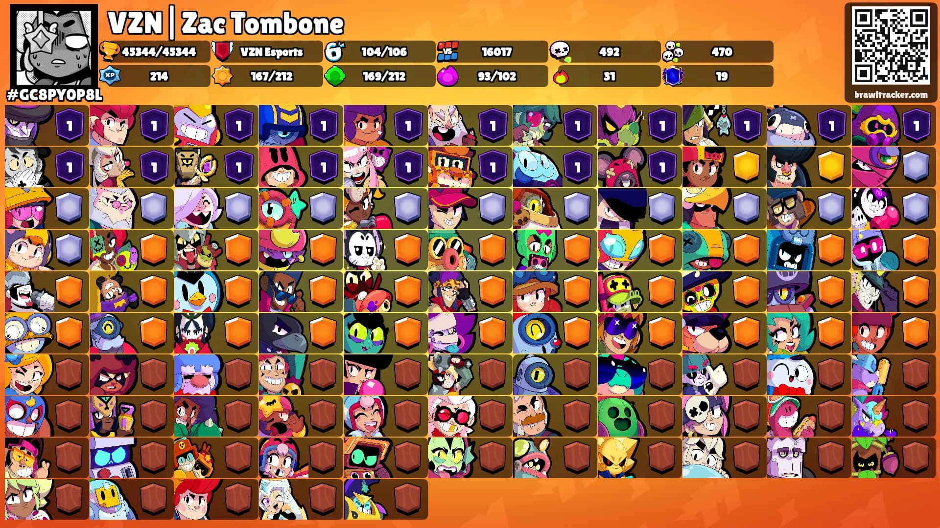 VZN|Zac Tombone's Ranks