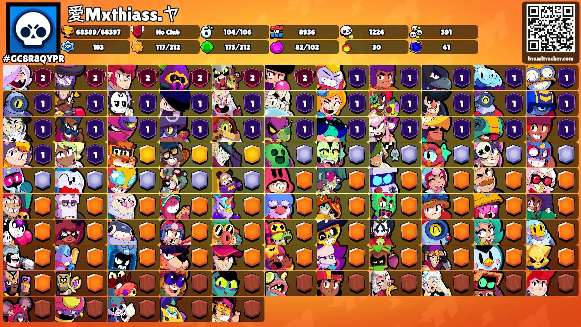 愛Mxthiass.ヤ's Ranks