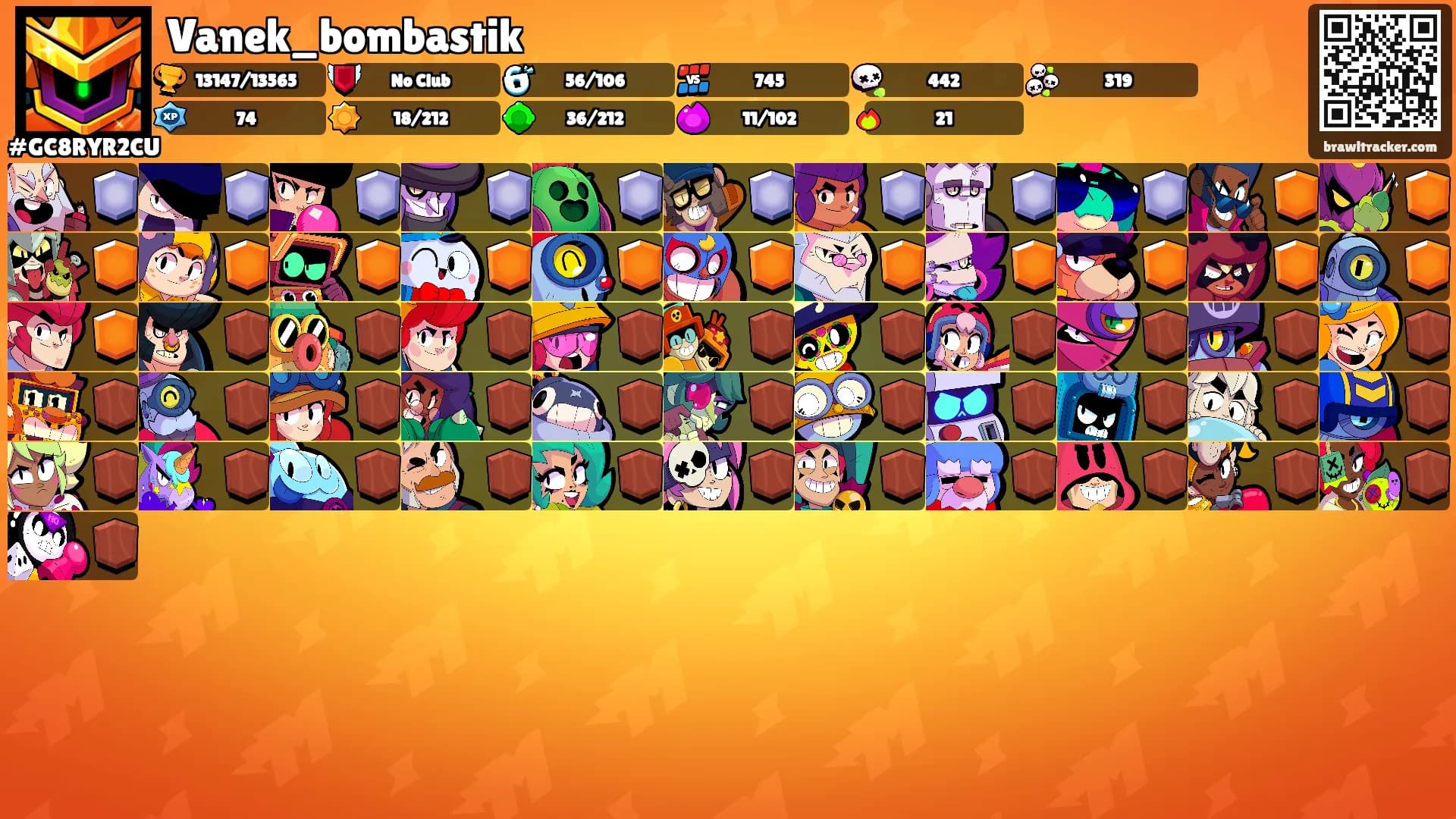 Vanek_bombastik's Ranks