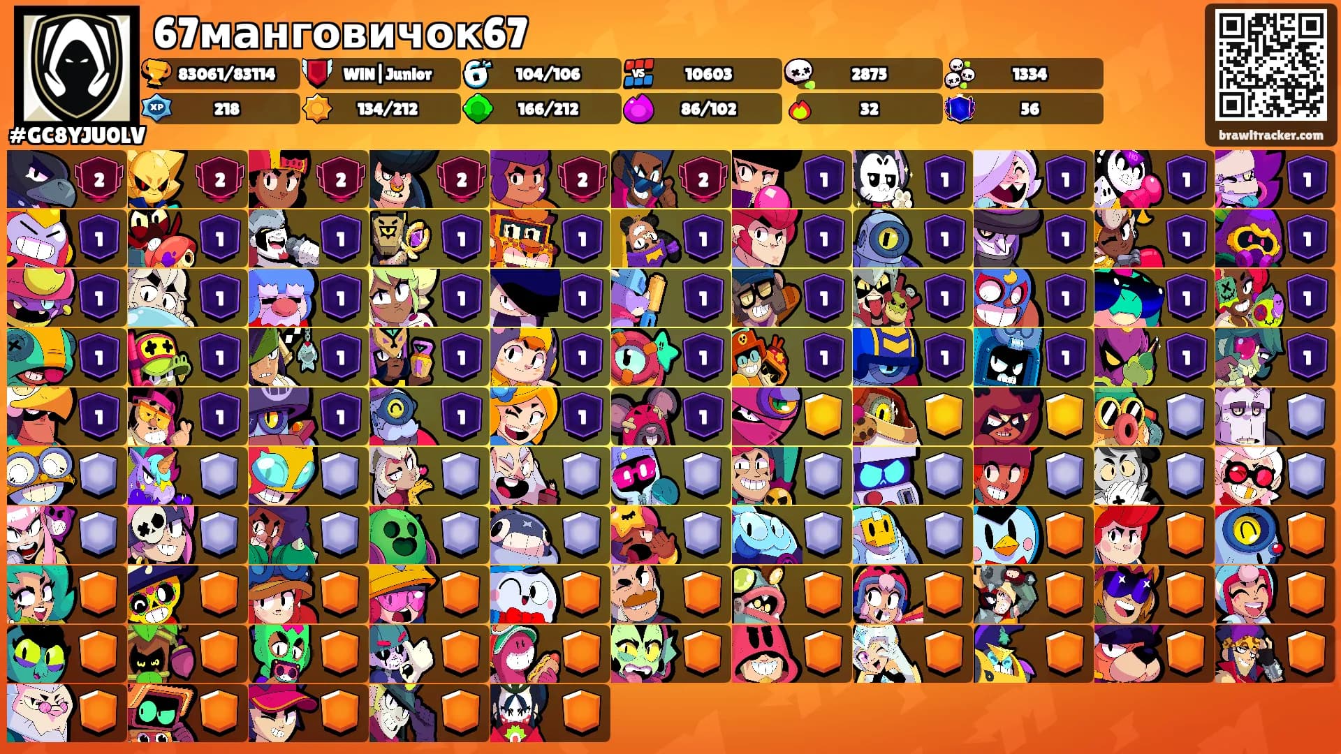 67манговичок67's Ranks