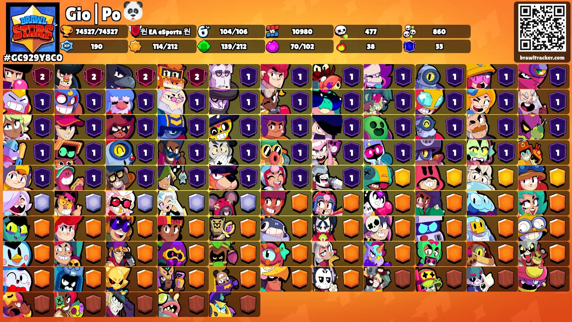 Gio|Po 🐼's Ranks